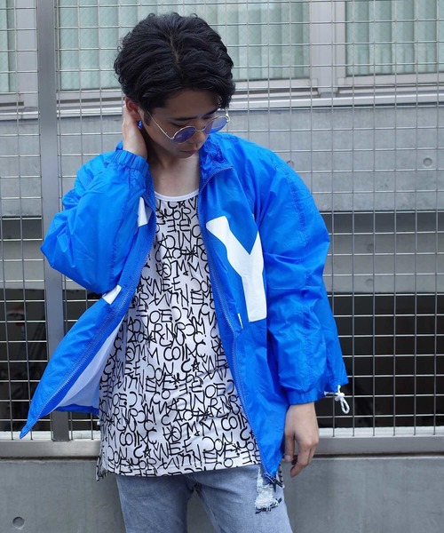 rovtski(ロフトスキー)の「rovtski 【ビッグシルエット】MASZY ZY PRINT JKT(ナイロンジャケット・メンズ・レッド/イエロー/ブルー・FREE)」の6枚目の写真
