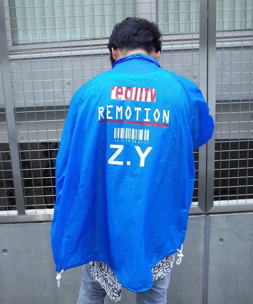 rovtski(ロフトスキー)の「rovtski 【ビッグシルエット】MASZY ZY PRINT JKT(ナイロンジャケット・メンズ・レッド/イエロー/ブルー・FREE)」の9枚目の写真