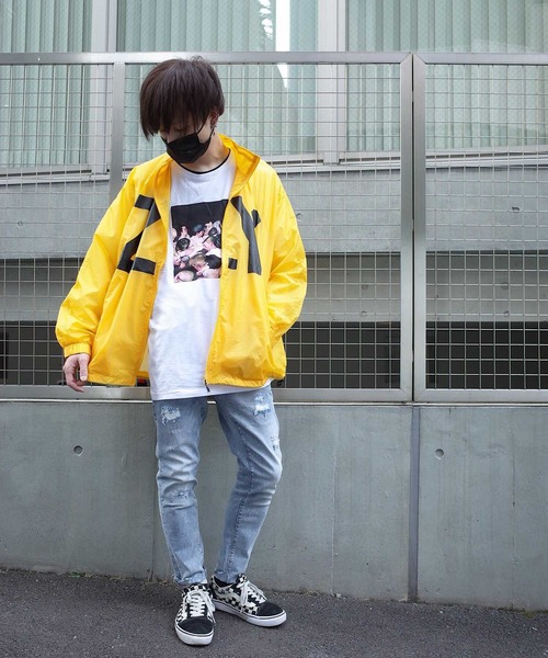 rovtski(ロフトスキー)の「rovtski 【ビッグシルエット】MASZY ZY PRINT JKT(ナイロンジャケット・メンズ・レッド/イエロー/ブルー・FREE)」の10枚目の写真