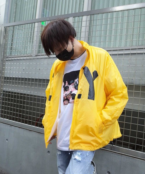 rovtski(ロフトスキー)の「rovtski 【ビッグシルエット】MASZY ZY PRINT JKT(ナイロンジャケット・メンズ・レッド/イエロー/ブルー・FREE)」の11枚目の写真