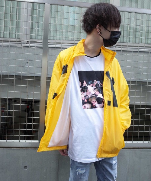 rovtski(ロフトスキー)の「rovtski 【ビッグシルエット】MASZY ZY PRINT JKT(ナイロンジャケット・メンズ・レッド/イエロー/ブルー・FREE)」の12枚目の写真