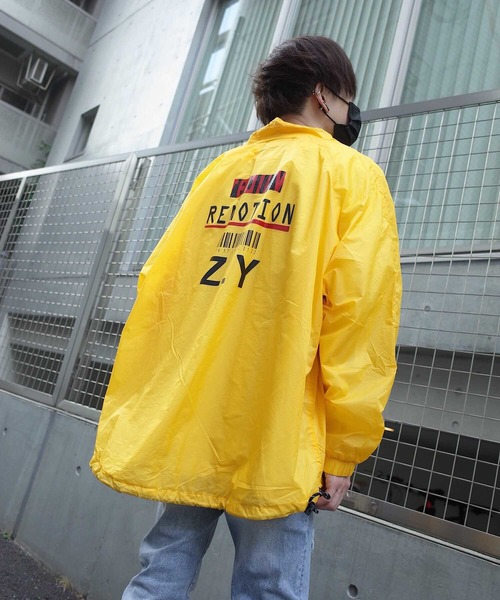 rovtski(ロフトスキー)の「rovtski 【ビッグシルエット】MASZY ZY PRINT JKT(ナイロンジャケット・メンズ・レッド/イエロー/ブルー・FREE)」の16枚目の写真