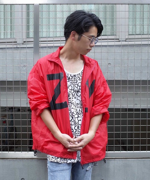 rovtski(ロフトスキー)の「rovtski 【ビッグシルエット】MASZY ZY PRINT JKT(ナイロンジャケット・メンズ・レッド/イエロー/ブルー・FREE)」の20枚目の写真
