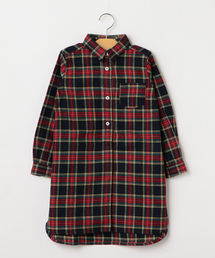 SHIPS（シップス）の「SHIPS KIDS:ネル チェック シャツ ワンピース(100～130cm)（ワンピース・キッズ）」