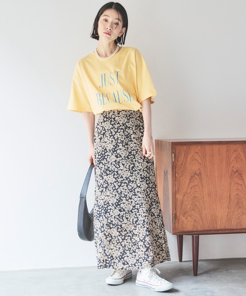 EC限定】 単色花デシンスカート（スカート）｜DOUX ARCHIVES（ドゥ