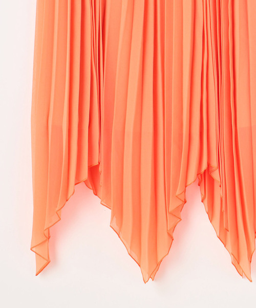 CONVERSE TOKYO（コンバーストウキョウ）の「カラープリーツスカート（スカート・レディース・ブラック/オレンジ/グリーン・FREE）」の8枚目の写真