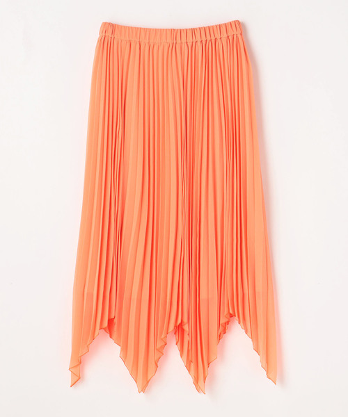 CONVERSE TOKYO（コンバーストウキョウ）の「カラープリーツスカート（スカート・レディース・ブラック/オレンジ/グリーン・FREE）」の10枚目の写真