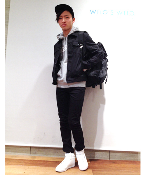 WHO'S WHO gallery（フーズフーギャラリー）の「デニムGジャン（デニムジャケット・メンズ・インディゴブルー/ブラック・SMALL/MEDIUM/LARGE）」の4枚目の写真