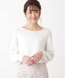 NATURAL BEAUTY BASIC | スプリングラメガーターニット(ニット/セーター)