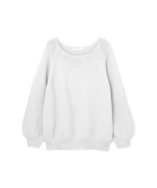 NATURAL BEAUTY BASIC（ナチュラルビューティーベーシック）の「スプリングラメガーターニット（ニット/セーター・レディース・グレー/オフホワイト/イエロー/ブルー・MEDIUM）」の15枚目の写真