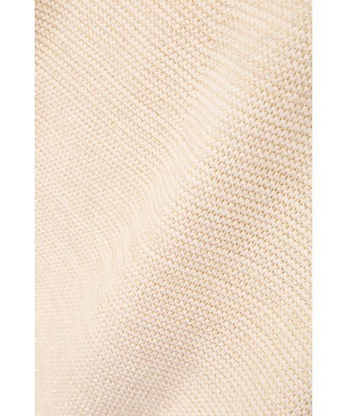 NATURAL BEAUTY BASIC（ナチュラルビューティーベーシック）の「スプリングラメガーターニット（ニット/セーター・レディース・グレー/オフホワイト/イエロー/ブルー・MEDIUM）」の21枚目の写真