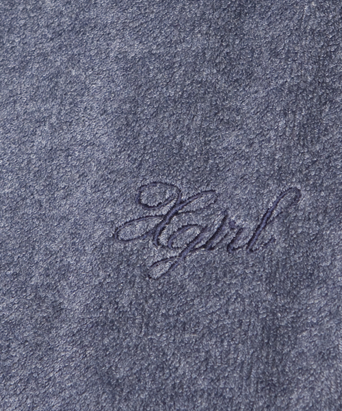 X-girl（エックスガール）の「PILE HOODIE DRESS（ワンピース・レディース・アッシュグレー/レッド/パープル/ネイビー・2/1）」の7枚目の写真