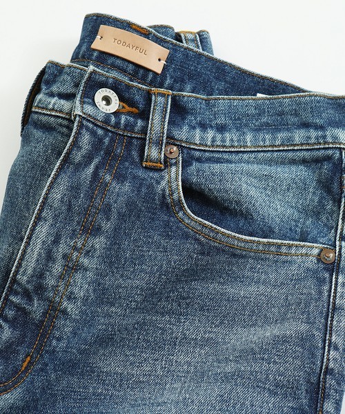 TODAYFUL（トゥデイフル）の「Ellin'sデニム（デニムパンツ・レディース・ブルー・23inch/24inch/25inch/26inch）」の5枚目の写真