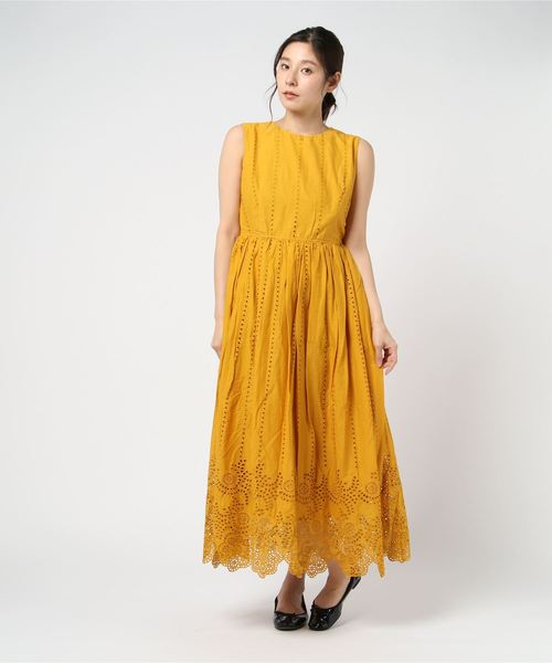 ヌキテパオレンジワンピ♡ 中古・古着通販】ne quittez pas (ヌキテパ) シャツワンピース