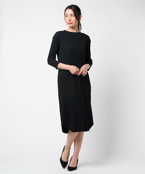 SHIPS（シップス）の「ギャラクシーリブスナップワンピース（ワンピース・レディース・ライトブルー/ブラック/ベージュ・ONE SIZE）」の10枚目の写真