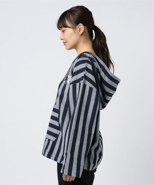 ROXY（ロキシー）の「パーカー ROXY RPO191154（パーカー・レディース・グレー/インディゴブルー・S/M）」の3枚目の写真