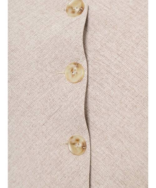 EMODA（エモダ）の「SWITCHINGショートトップ（Tシャツ/カットソー・レディース・ブラック/ベージュ/グレー・FREE）」の18枚目の写真