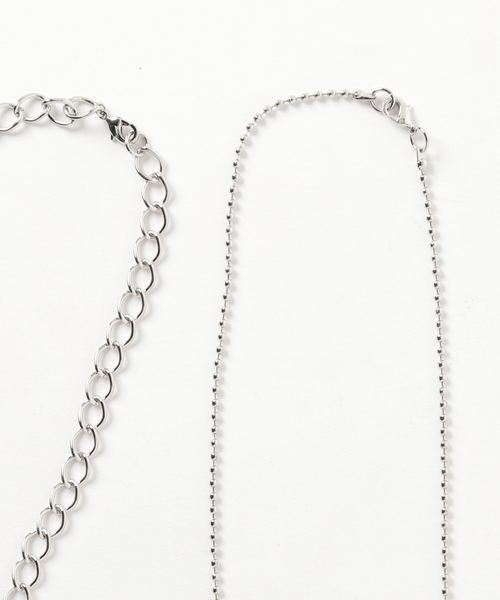 WEGO（ウィゴー）の「WEGO/Padlock SET Necklace（ネックレス・メンズ・シルバー・FREE）」の3枚目の写真