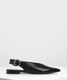 ヴイカット スリングバックフラット / V-Cut Slingback Flats