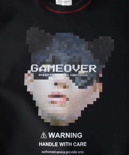 SHAREEF（シャリーフ）の「"DOT CAT" BIG SWEAT（スウェット・メンズ・ホワイト/ブラック/ターコイズブルー/オレンジ/マジェンタ・2/3/1）」の7枚目の写真