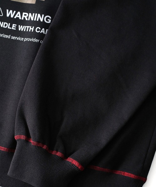 SHAREEF（シャリーフ）の「"DOT CAT" BIG SWEAT（スウェット・メンズ・ホワイト/ブラック/ターコイズブルー/オレンジ/マジェンタ・2/3/1）」の10枚目の写真