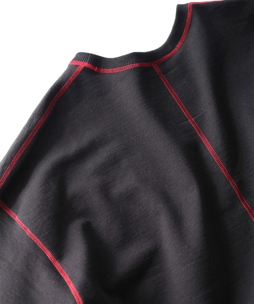 SHAREEF（シャリーフ）の「"DOT CAT" BIG SWEAT（スウェット・メンズ・ホワイト/ブラック/ターコイズブルー/オレンジ/マジェンタ・2/3/1）」の11枚目の写真