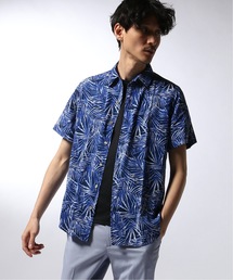 EDIFICE | Matteucci / Belesto 別注 リーフパターン オープンカラー シャツ(シャツ/ブラウス)