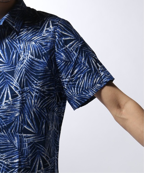 EDIFICE（エディフィス）の「Matteucci / Belesto 別注 リーフパターン オープンカラー シャツ（シャツ/ブラウス・メンズ・ブルー・MEDIUM/SMALL）」の10枚目の写真