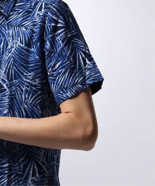 EDIFICE（エディフィス）の「Matteucci / Belesto 別注 リーフパターン オープンカラー シャツ（シャツ/ブラウス・メンズ・ブルー・MEDIUM/SMALL）」の5枚目の写真