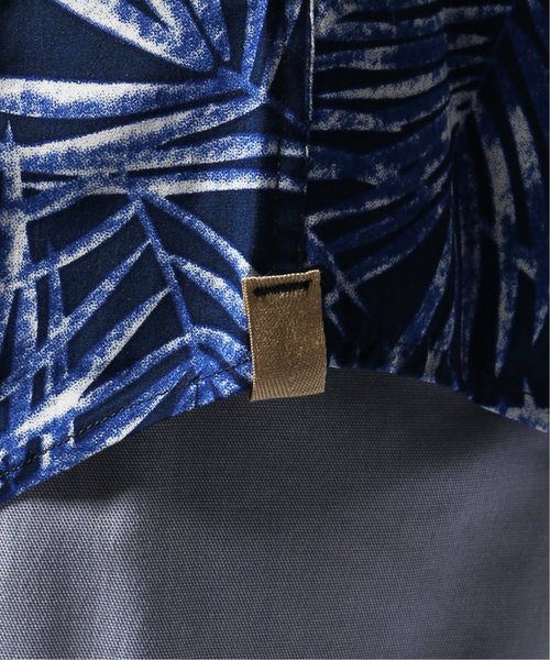 EDIFICE（エディフィス）の「Matteucci / Belesto 別注 リーフパターン オープンカラー シャツ（シャツ/ブラウス・メンズ・ブルー・MEDIUM/SMALL）」の12枚目の写真