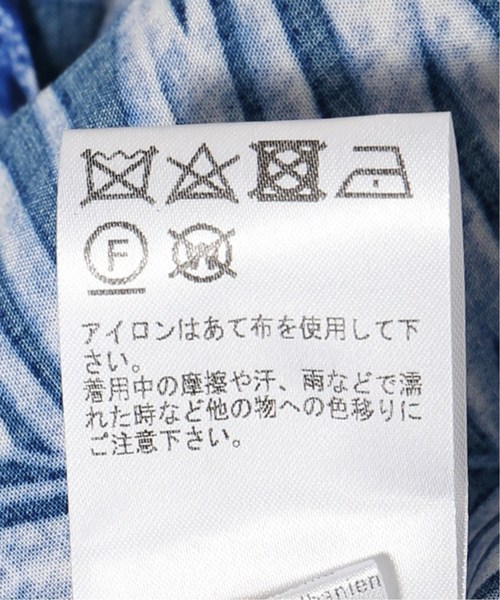 EDIFICE（エディフィス）の「Matteucci / Belesto 別注 リーフパターン オープンカラー シャツ（シャツ/ブラウス・メンズ・ブルー・MEDIUM/SMALL）」の16枚目の写真