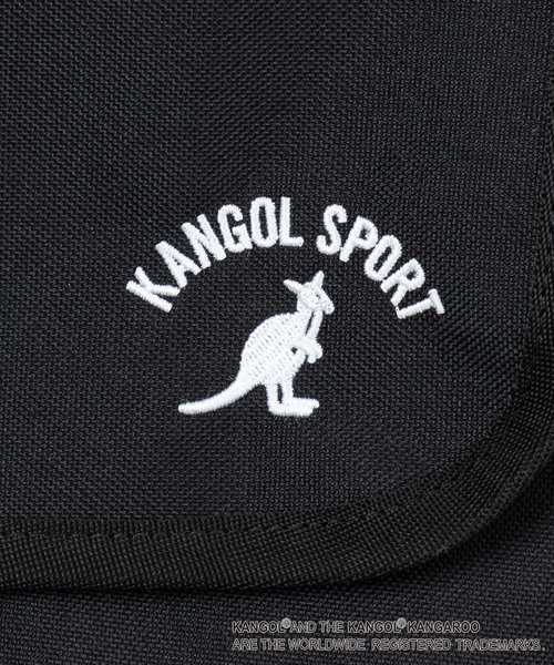KANGOL（カンゴール）の「∴WEGO/KANGOL SPORT別注フラップショルダーバッグ（ショルダーバッグ・メンズ・ブラック・FREE）」の13枚目の写真