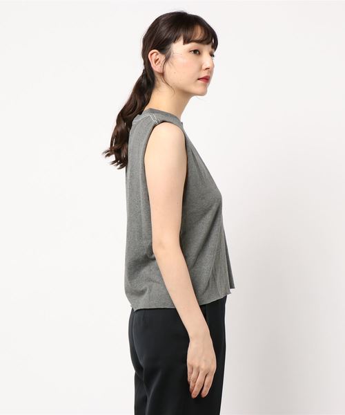 journal standard L'essage(ジャーナルスタンダードレサージュ)の「【UPCYCLE/アップサイクル】 xL’ESSAGE WOMANS ROCK TEE(Tシャツ/カットソー・レディース・チャコールグレー/モカ/ホワイト×ホワイト・FREE)」の4枚目の写真