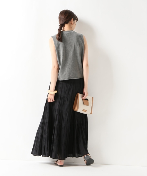 journal standard L'essage(ジャーナルスタンダードレサージュ)の「【UPCYCLE/アップサイクル】 xL’ESSAGE WOMANS ROCK TEE(Tシャツ/カットソー・レディース・チャコールグレー/モカ/ホワイト×ホワイト・FREE)」の21枚目の写真