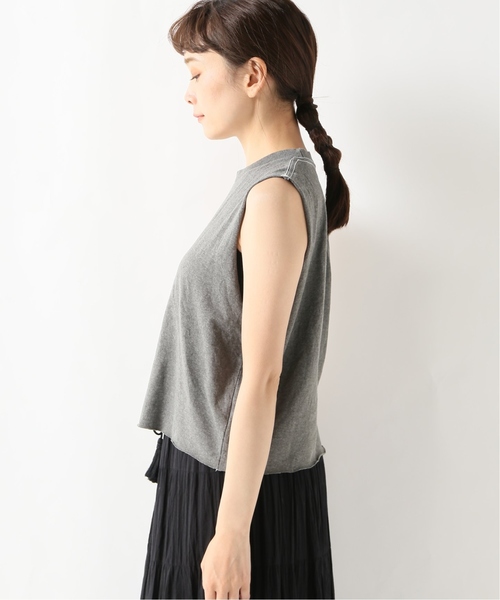 journal standard L'essage(ジャーナルスタンダードレサージュ)の「【UPCYCLE/アップサイクル】 xL’ESSAGE WOMANS ROCK TEE(Tシャツ/カットソー・レディース・チャコールグレー/モカ/ホワイト×ホワイト・FREE)」の17枚目の写真