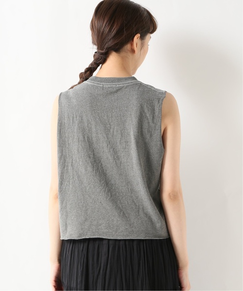 journal standard L'essage(ジャーナルスタンダードレサージュ)の「【UPCYCLE/アップサイクル】 xL’ESSAGE WOMANS ROCK TEE(Tシャツ/カットソー・レディース・チャコールグレー/モカ/ホワイト×ホワイト・FREE)」の16枚目の写真