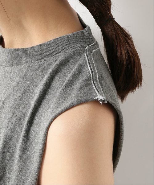 journal standard L'essage(ジャーナルスタンダードレサージュ)の「【UPCYCLE/アップサイクル】 xL’ESSAGE WOMANS ROCK TEE(Tシャツ/カットソー・レディース・チャコールグレー/モカ/ホワイト×ホワイト・FREE)」の12枚目の写真