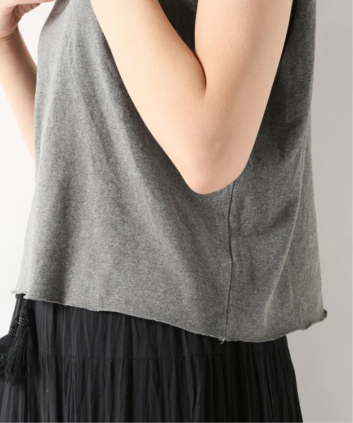journal standard L'essage(ジャーナルスタンダードレサージュ)の「【UPCYCLE/アップサイクル】 xL’ESSAGE WOMANS ROCK TEE(Tシャツ/カットソー・レディース・チャコールグレー/モカ/ホワイト×ホワイト・FREE)」の11枚目の写真