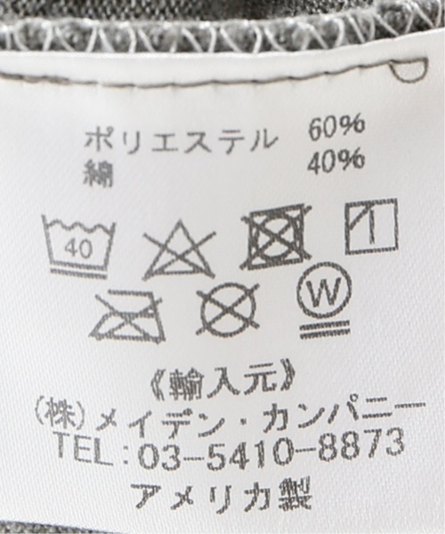 journal standard L'essage(ジャーナルスタンダードレサージュ)の「【UPCYCLE/アップサイクル】 xL’ESSAGE WOMANS ROCK TEE(Tシャツ/カットソー・レディース・チャコールグレー/モカ/ホワイト×ホワイト・FREE)」の9枚目の写真