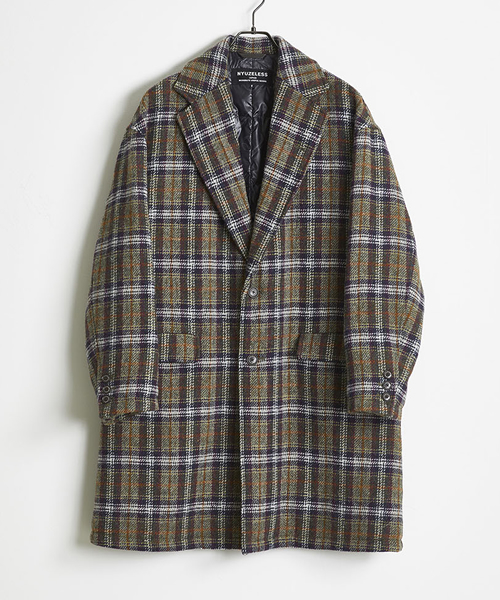 NYUZELESS（ニューズレス）の「NYUZELESS/ニューズレス CHECK BIG CHESTER DOWN COAT（ダウンジャケット/コート・メンズ・チェック・1/2）」の5枚目の写真