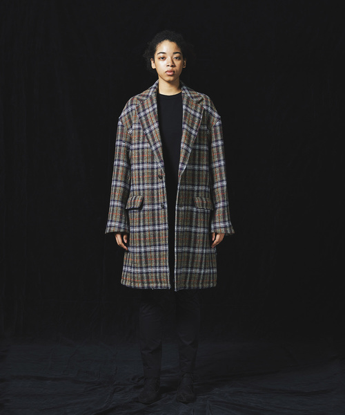 NYUZELESS（ニューズレス）の「NYUZELESS/ニューズレス CHECK BIG CHESTER DOWN COAT（ダウンジャケット/コート・メンズ・チェック・1/2）」の6枚目の写真