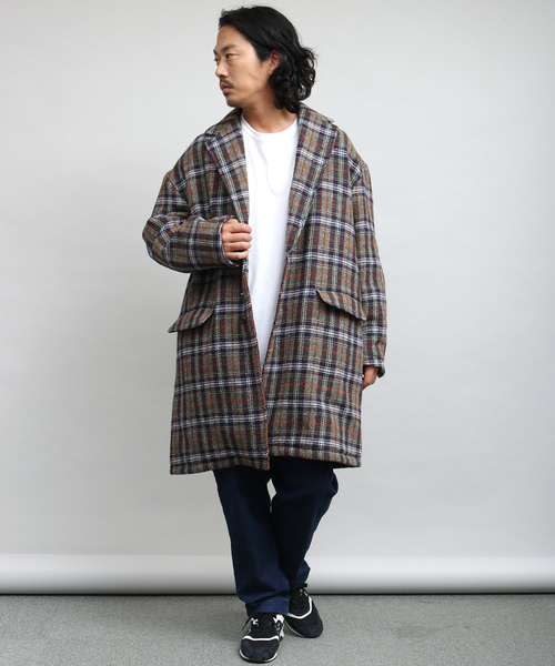 NYUZELESS（ニューズレス）の「NYUZELESS/ニューズレス CHECK BIG CHESTER DOWN COAT（ダウンジャケット/コート・メンズ・チェック・1/2）」の22枚目の写真