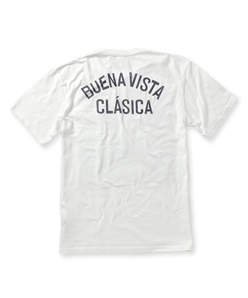 B印 YOSHIDA(BEAMS×PORTER)（ビージルシヨシダ）の「石塚啓次“BUENA VISTA” VIVA LA VIDA T-shirts ②（Tシャツ/カットソー・メンズ・ブラック/ホワイト/グレー・MEDIUM/LARGE/SMALL/X-LARGE）」の2枚目の写真