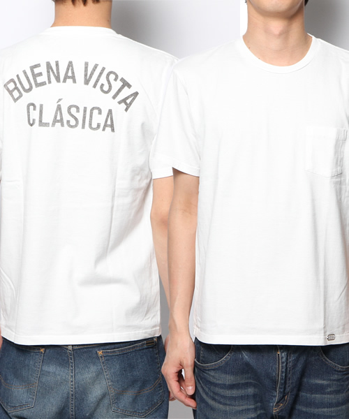 B印 YOSHIDA(BEAMS×PORTER)（ビージルシヨシダ）の「石塚啓次“BUENA VISTA” VIVA LA VIDA T-shirts ②（Tシャツ/カットソー・メンズ・ブラック/ホワイト/グレー・MEDIUM/LARGE/SMALL/X-LARGE）」の9枚目の写真