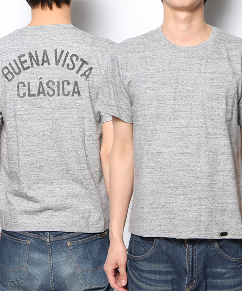B印 YOSHIDA(BEAMS×PORTER)（ビージルシヨシダ）の「石塚啓次“BUENA VISTA” VIVA LA VIDA T-shirts ②（Tシャツ/カットソー・メンズ・ブラック/ホワイト/グレー・MEDIUM/LARGE/SMALL/X-LARGE）」の12枚目の写真