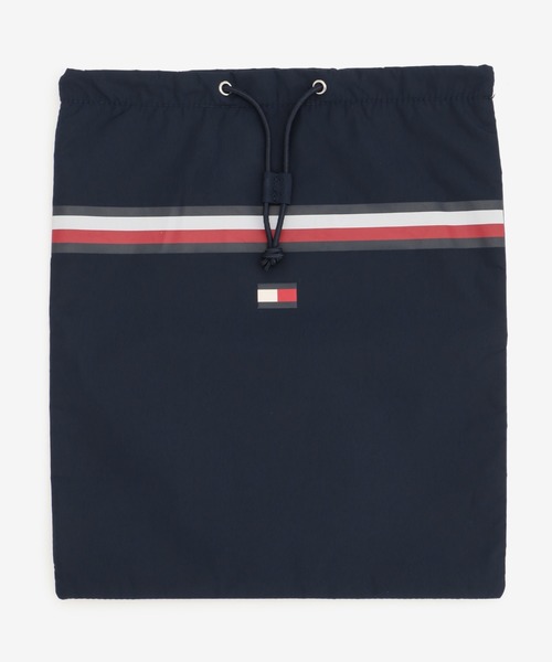 TOMMY HILFIGER（トミーヒルフィガー）の「ドローストリングバッグ（トートバッグ・キッズ・ネイビー/オフホワイト・FREE）」の4枚目の写真