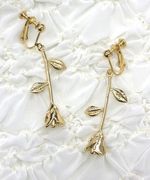 apres jour | 【apres jour×ARIAZ】ぶらさがりローズイヤリング(イヤリング)