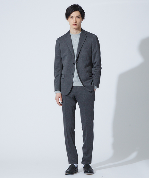 ABAHOUSE GRAY(アバハウスグレイ)の「【展開店舗限定】ストレッチセットアップスラックス(その他パンツ・メンズ・ネイビー/グレー・46/48)」の3枚目の写真