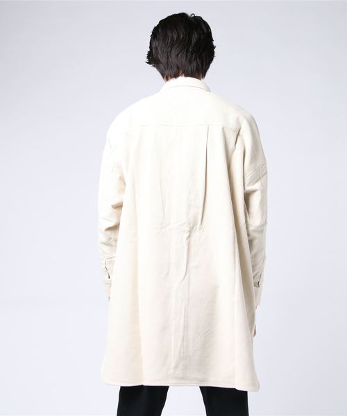 whideout.(ファイドアウト)の「CO LONG コーデュロイ シャツジャケット|whideout.(ファイドアウト)(その他トップス・メンズ・ネイビー/ブラウン/アイボリー・2/3)」の5枚目の写真