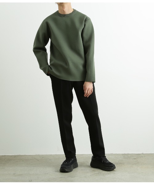 ADAM ET ROPE'（アダムエロペ）の「12GポリエステルミラノリブCN（ニット/セーター・メンズ・ブラウン系その他/グリーン系その他2・M/L）」の9枚目の写真